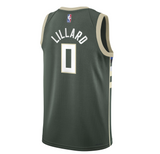 Damian Lillard Milwaukee Bucks 2025 Icon Edition Youth NBA Swingman Jersey