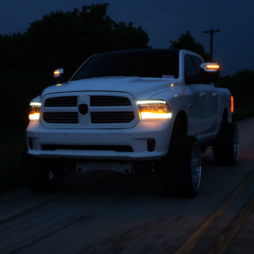 2023+ Style Ram Tow Mirrors | 2009-2018 Dodge Ram 1500