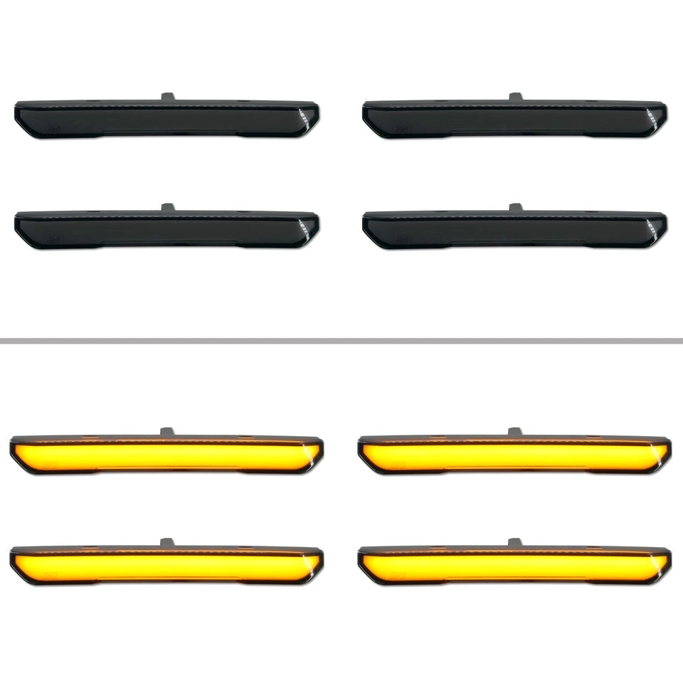 2020-2025 GMC Sierra 2500/3500 Fender Lights - Smoked / Frosted