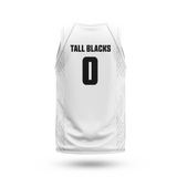 New Zealand Tall Blacks #0 National White Official Youth Jersey