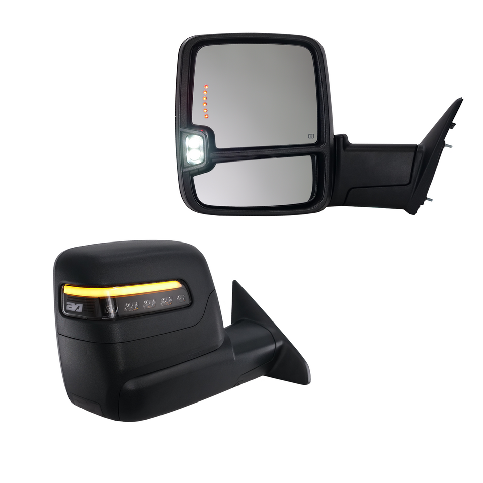 2023+ Style Ram Tow Mirrors | 2010-2018 Dodge Ram 2500/3500
