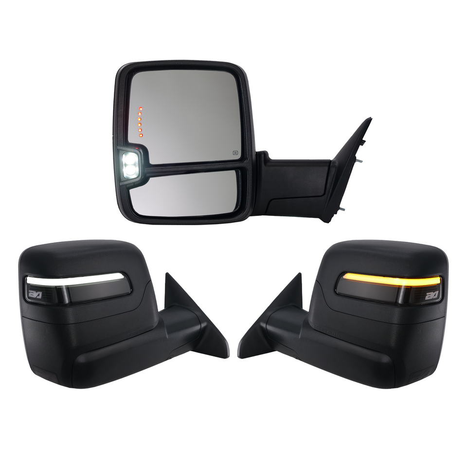 2023+ Style Ram Tow Mirrors | 2019-2022 Dodge Ram 2500/3500