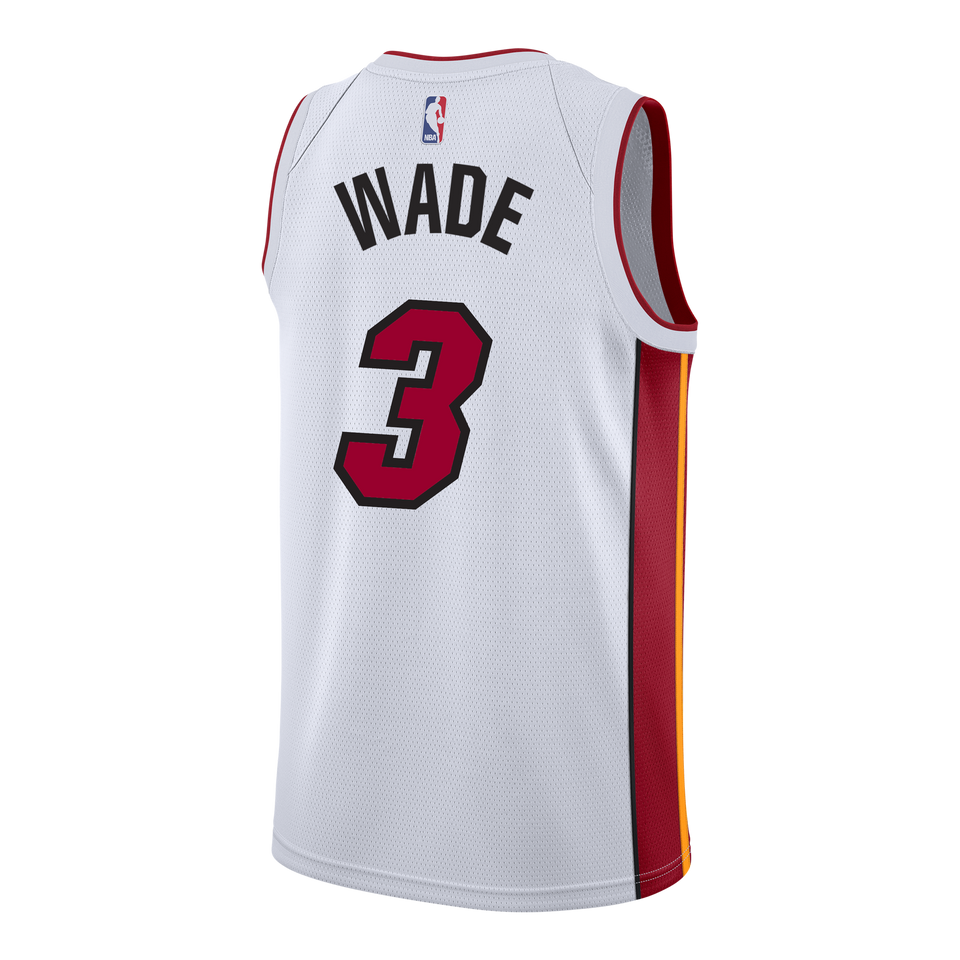 Dwyane Wade Nike Miami HEAT Association White Swingman Jersey