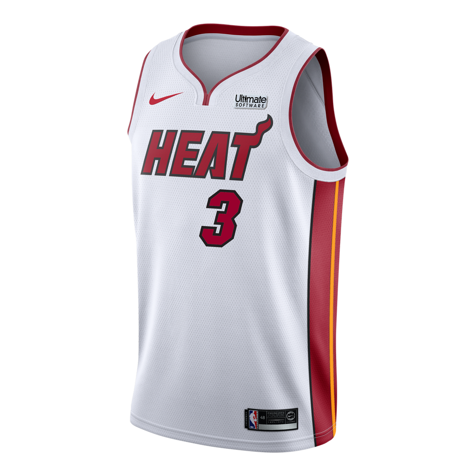 Dwyane Wade Nike Miami HEAT Association White Swingman Jersey