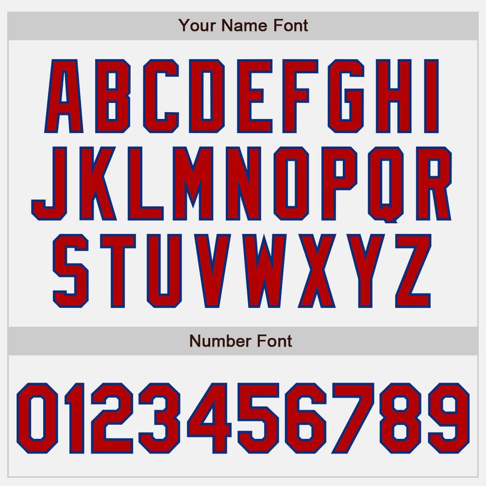 Custom Stitched White Red-Royal Baseball Pullover Sweatshirt Hoodie