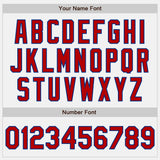 Custom Stitched White Red-Royal Baseball Pullover Sweatshirt Hoodie