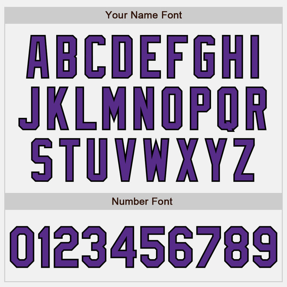 Custom Stitched White Purple-Black Baseball Pullover Sweatshirt Hoodie