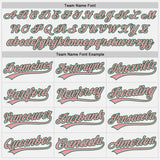 Custom Stitched White Medium Pink-Kelly Green Baseball Pullover Sweatshirt Hoodie