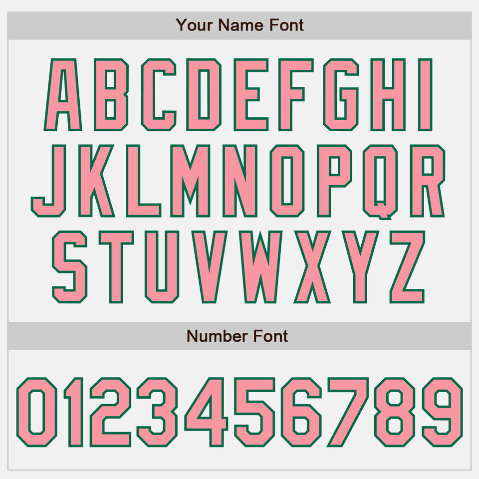 Custom Stitched White Medium Pink-Kelly Green Baseball Pullover Sweatshirt Hoodie