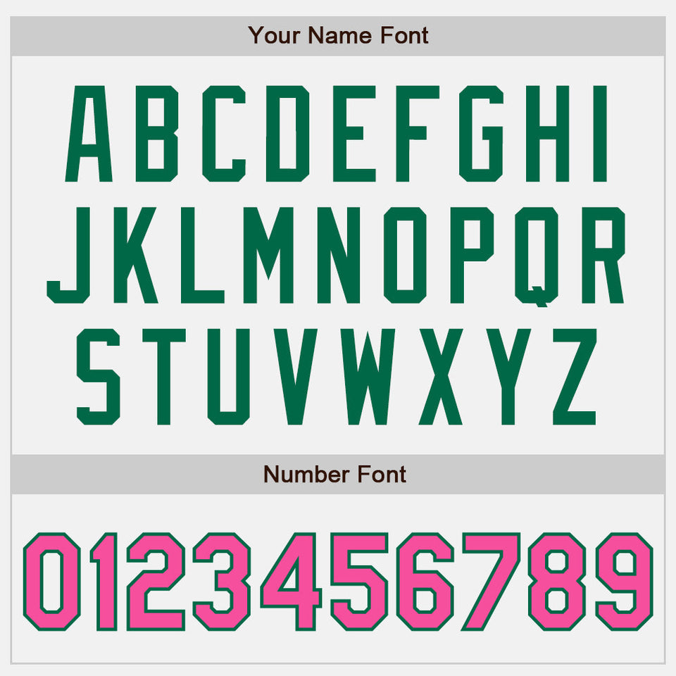 Custom Stitched White Pink-Kelly Green Baseball Pullover Sweatshirt Hoodie