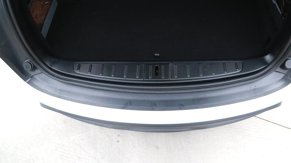 2022-2025 Tesla Model X Rear Trunk Protector Cover - Carbon Print