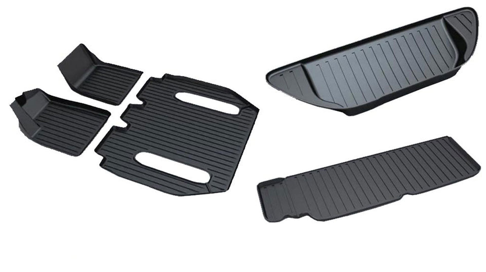 2021-2024 Tesla Model X Floor Mats & Trunk Mats (6 Seater)