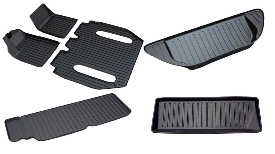 2025 Tesla Model X Floor Mats (6 Seater) Full Set