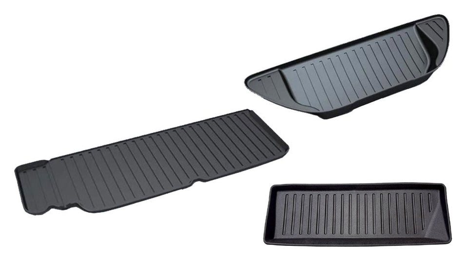 2025 Tesla Model X Front and Rear Trunk Mats Liners (6 or 7 Seater)