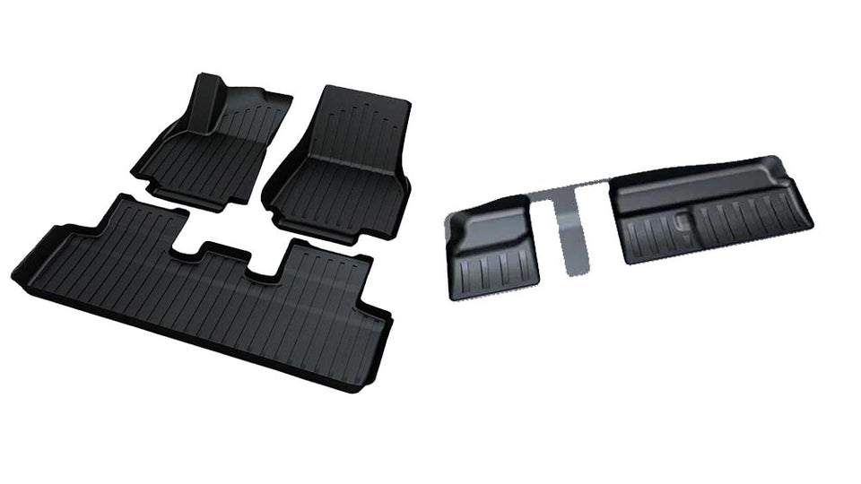 2021-2025 Tesla Model Y Floor Mats & Third Row Floor Mat (7 Seater)