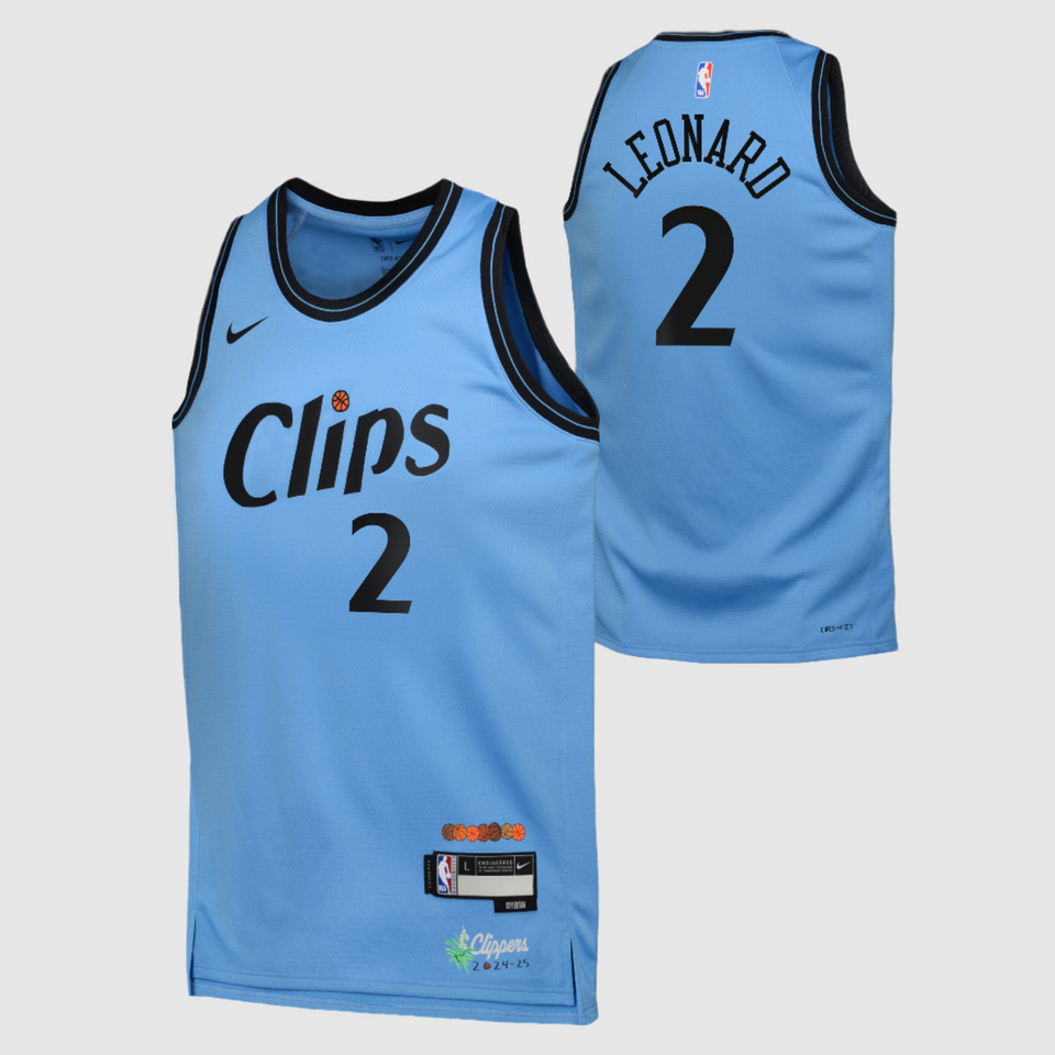Kawhi Leonard Los Angeles Clippers 2025 City Edition Youth NBA Swingman Jersey