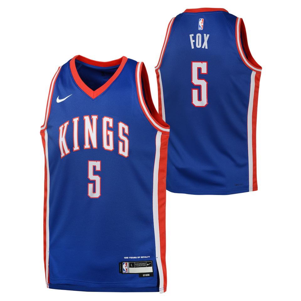 De'Aaron Fox Sacramento Kings 2025 City Edition Youth NBA Swingman Jersey