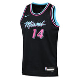 NBA Miami Heat Tyler Herro Youth Nike 2025-26 City Edition Swingman Jersey - Black