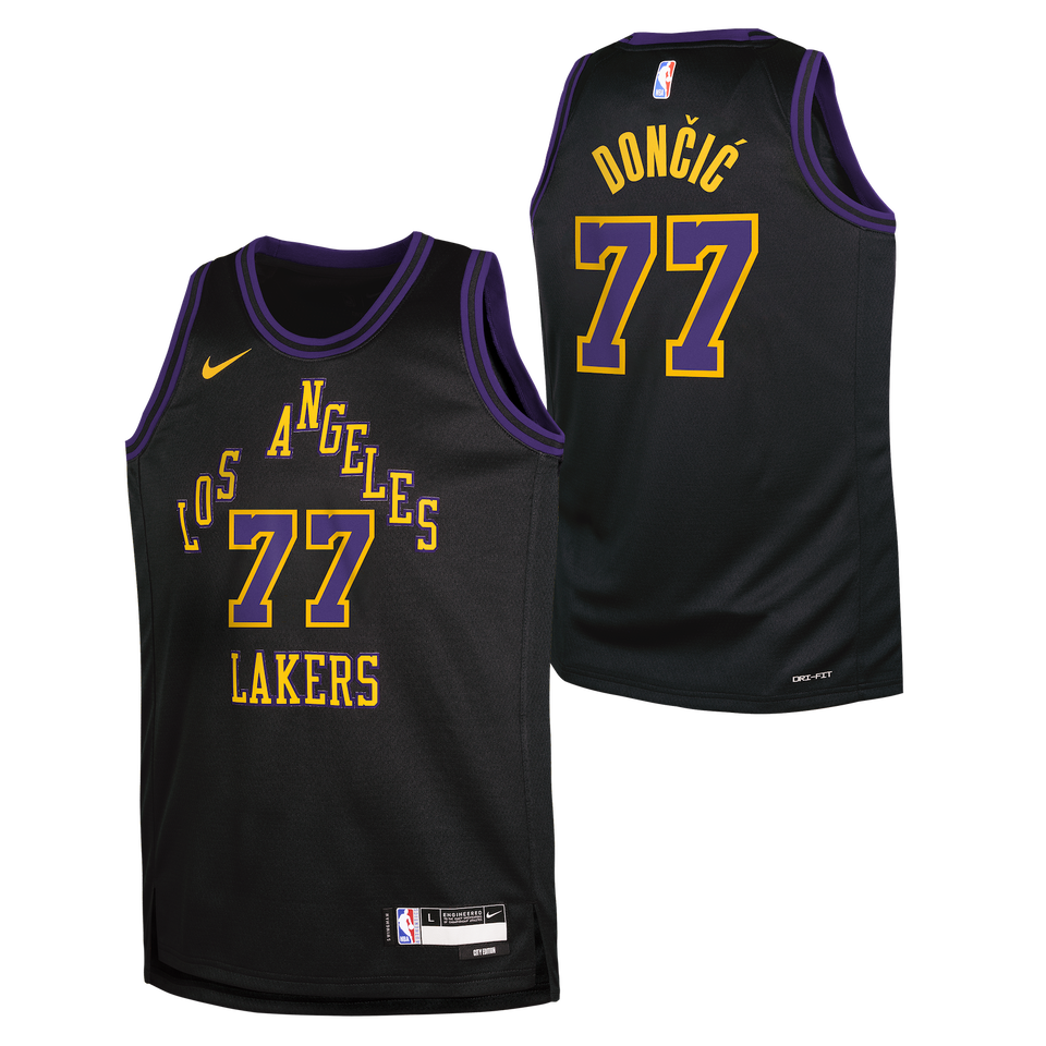 Luka Doncic Los Angeles Lakers 2026 City Edition Youth NBA Swingman Jersey