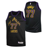 NBA Los Angeles Lakers Luka Dončić Youth Nike 2025-26 City Edition Swingman Jersey - Black