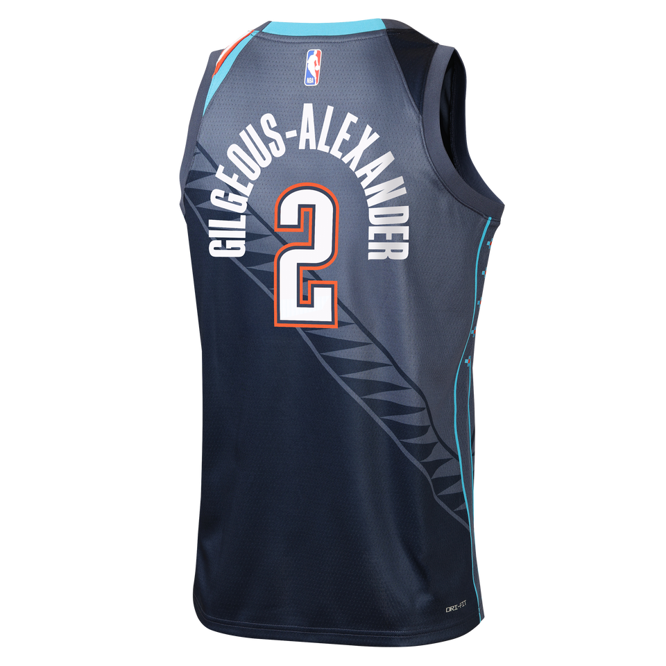 Shai Gilgeous-Alexander Oklahoma City Thunder 2026 City Edition Youth NBA Swingman Jersey