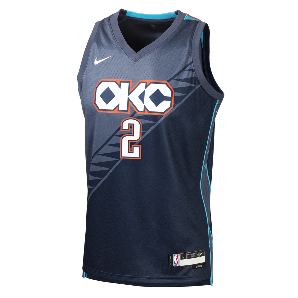 Shai Gilgeous-Alexander Oklahoma City Thunder 2026 City Edition Youth NBA Swingman Jersey