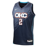 NBA Oklahoma City Thunder Shai Gilgeous-Alexander Youth Nike 2025-26 City Edition Swingman Jersey - Navy