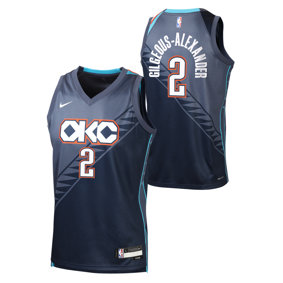 Shai Gilgeous-Alexander Oklahoma City Thunder 2026 City Edition Youth NBA Swingman Jersey