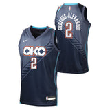 NBA Oklahoma City Thunder Shai Gilgeous-Alexander Youth Nike 2025-26 City Edition Swingman Jersey - Navy