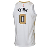 NBA Boston Celtics Jayson Tatum Youth Nike 2025-26 City Edition Swingman Jersey - White