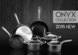 - Onyx Collection. 12-Inch Grill Pan. Coated with New Teflon Platinum Non-Stick Coating (PFOA Free) (12-Inch)
