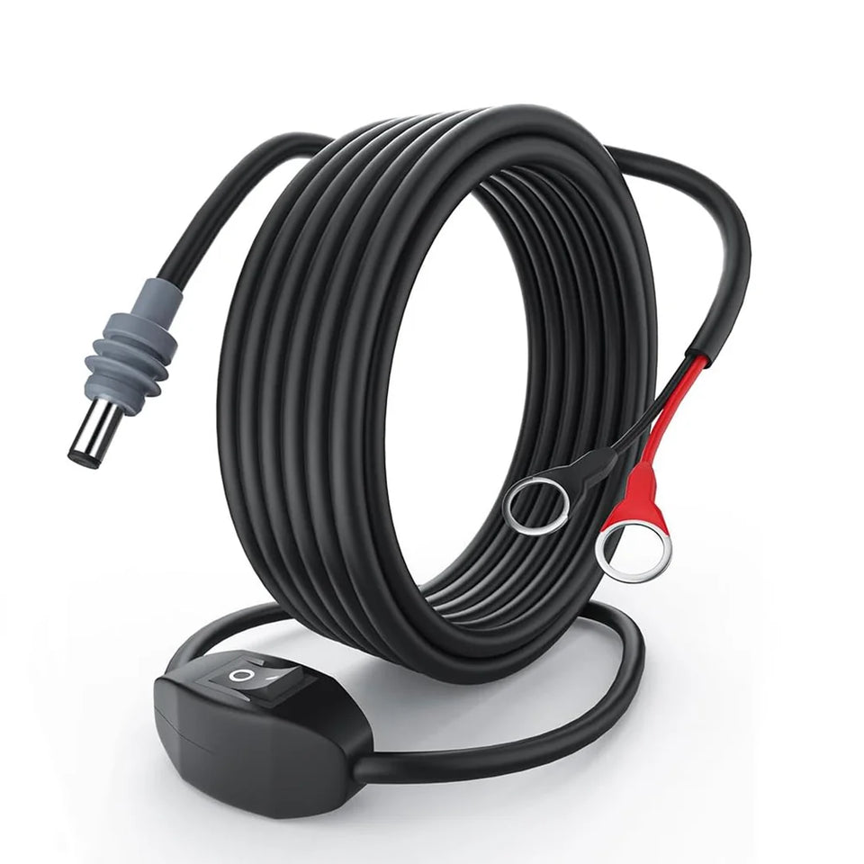 10ft O-Ring DC Charging Cable for Starlink Mini with Switch - Compatible with 3M Length - High-Quality CB8 Connector