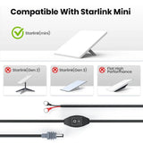 10ft O-Ring DC Charging Cable for Starlink Mini with Switch - Compatible with 3M Length - High-Quality CB8 Connector