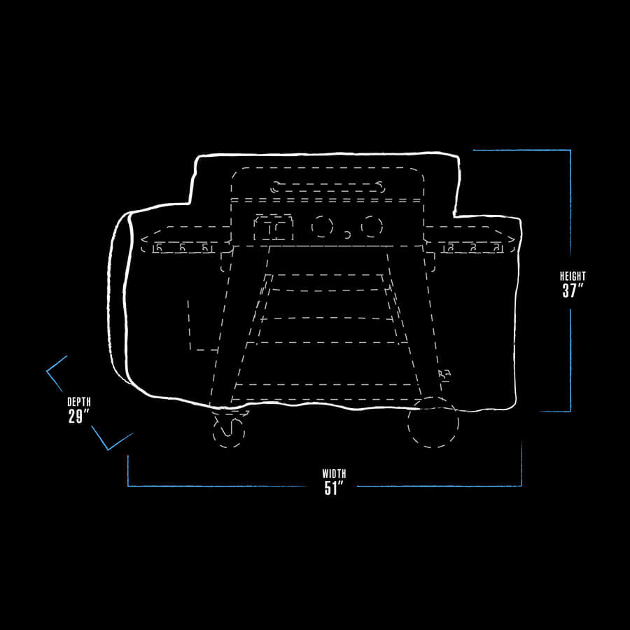 2-Burner Ultimate Griddle Cover