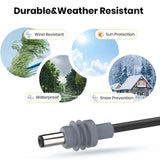 10ft O-Ring DC Charging Cable for Starlink Mini with Switch - Compatible with 3M Length - High-Quality CB8 Connector