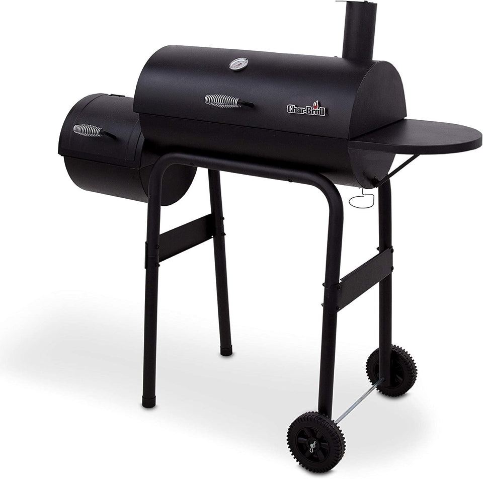 12201570-A1 American Gourmet Offset Smoker. Black.Standard