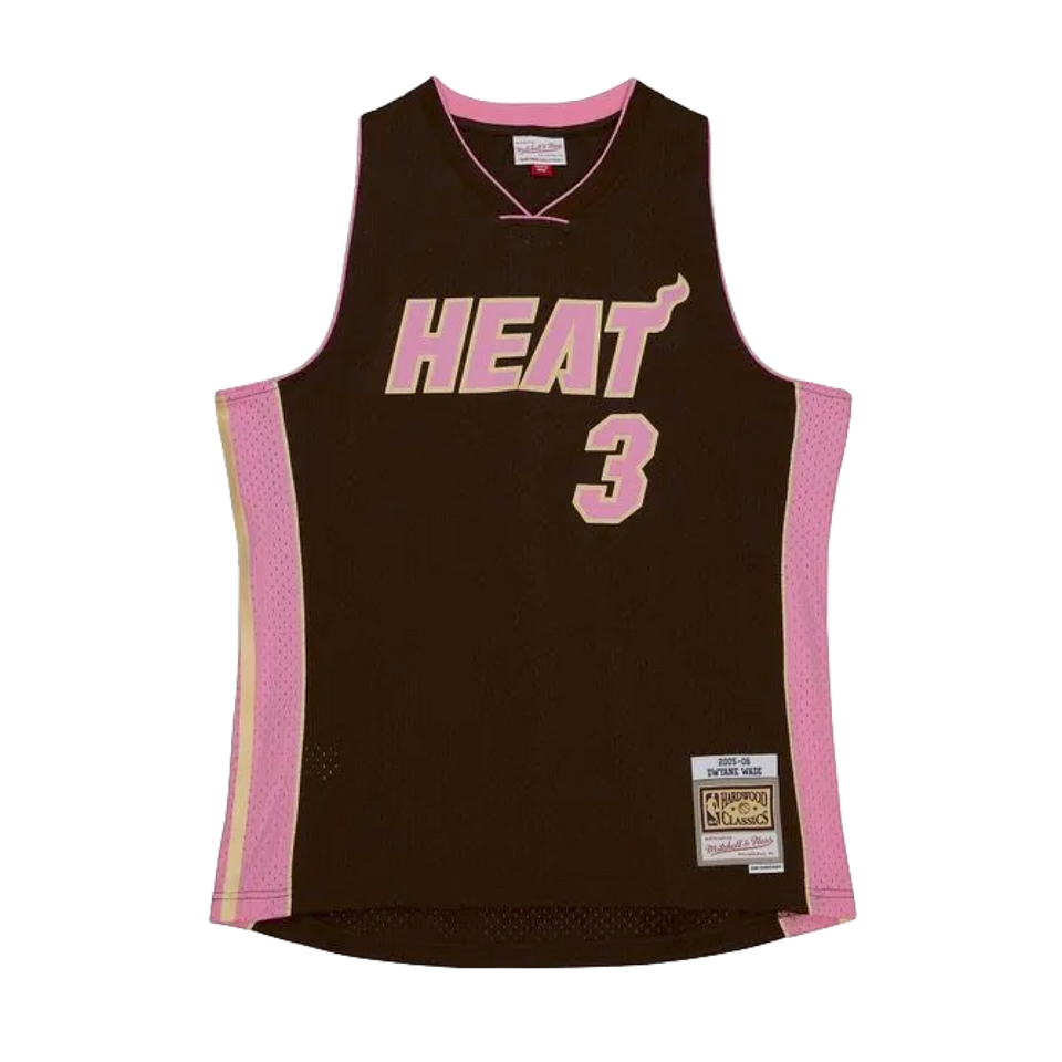 Dwyane Wade Mitchell & Ness Miami HEAT 2005-06 Brown Bacon Jersey