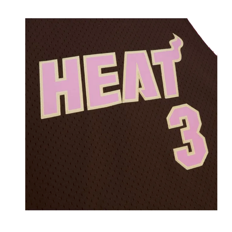 Dwyane Wade Mitchell & Ness Miami HEAT 2005-06 Brown Bacon Jersey