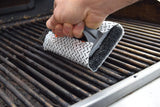 Q-Swiper BBQ Grill Cleaner Set - 1 Grill Brush with Scraper and 25 BBQ Grill Cleaning Wipes | No Bristles & Wire Free | Safe Way to Remove Grease and Grime for a Clean and Healthy Grill!