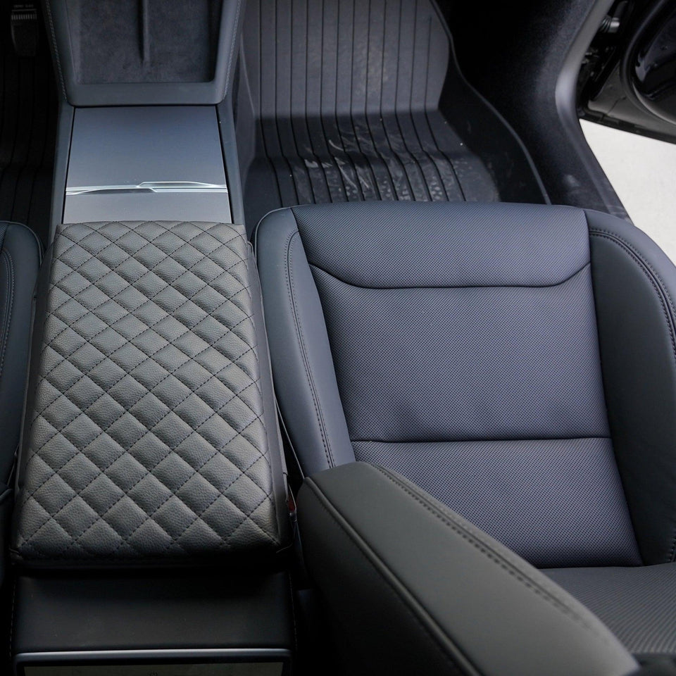 2024 Model 3 Highland Armrest Cover PU Leather for Tesla