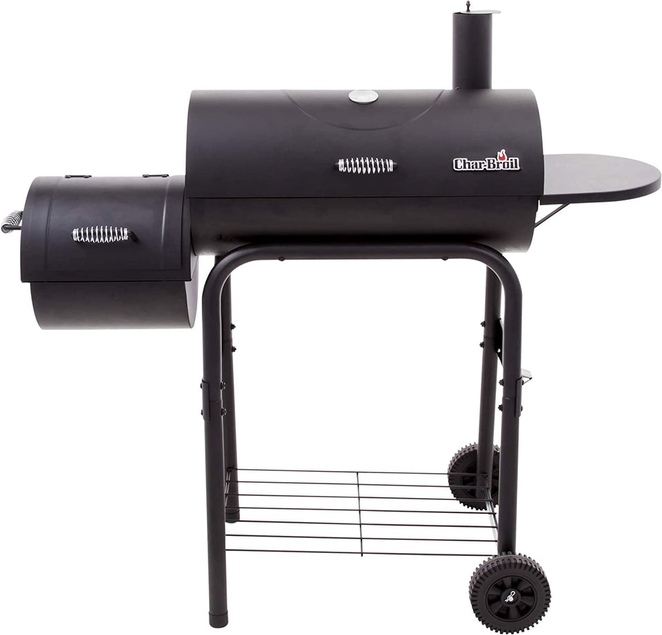 12201570-A1 American Gourmet Offset Smoker. Black.Standard