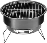 10 Portable round Barbecue BBQ Charcoal Grill with Handle for Outdoor Home Kitchen BBQ Picnic Camping