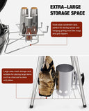 22 Inch Premium BBQ Charcoal Grill. Outdoor Barbecue Kettle Grill. Smoker Grills over 500 Square Inches 2-Tier Cooking Space. Perfect for Outdoor BBQ Party and Patio. Black