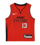 Bam Adebayo Nike HEAT Culture: Blood Red Kids Replica Jersey