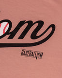 Baseball Mom Warm-up Tee - Blush Quartz