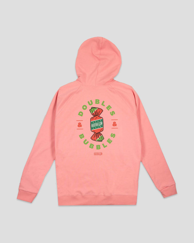 Bubbles and Doubles Hoodie - Walk-Off Watermelon