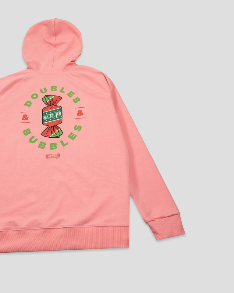 Bubbles and Doubles Hoodie - Walk-Off Watermelon