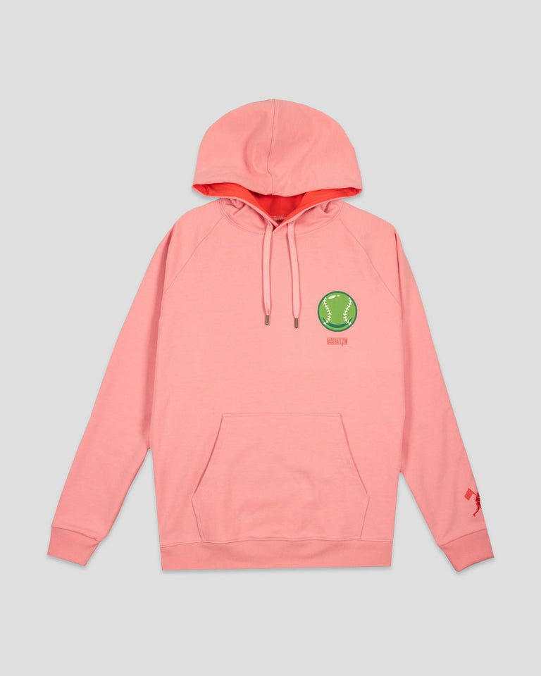 Bubbles and Doubles Hoodie - Walk-Off Watermelon