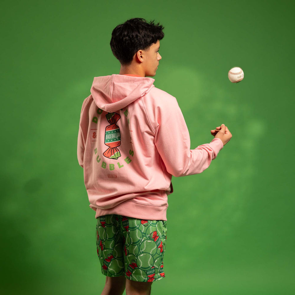 Bubbles and Doubles Hoodie - Walk-Off Watermelon