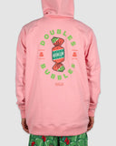 Bubbles and Doubles Hoodie - Walk-Off Watermelon